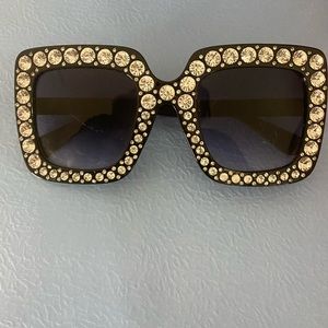 Rhinestone sunglasses